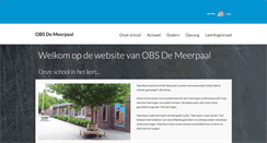 Desktop Screenshot of demeerpaal.obase.nl