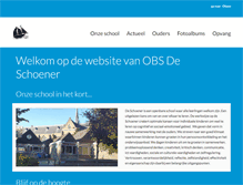 Tablet Screenshot of deschoener.obase.nl