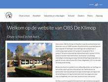 Tablet Screenshot of deklimop.obase.nl